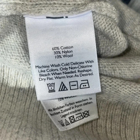 Eddie Bauer Women’s Printed Tunic Turtleneck Sweater Size Large - Picture 6 of 7